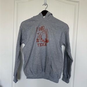 Youth Texas Longhorns 'I Dig Texas' Hoodie NWT